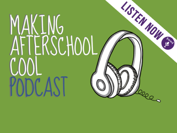 This is the logo for the CASE for Kids Making Afterschool Cool Podcast